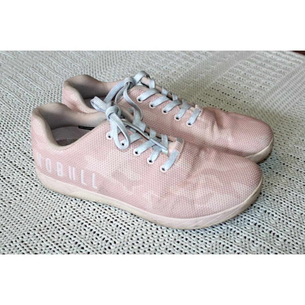 Nobull Camo Trainer Pink Rose Shoes Size Men 13 US Women 14.5  US lace up